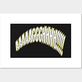 Screaming Letters - Text Art Posters and Art